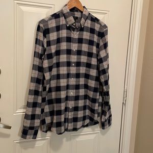 J.Crew Oxford Slim Plaid Button Down Shirt